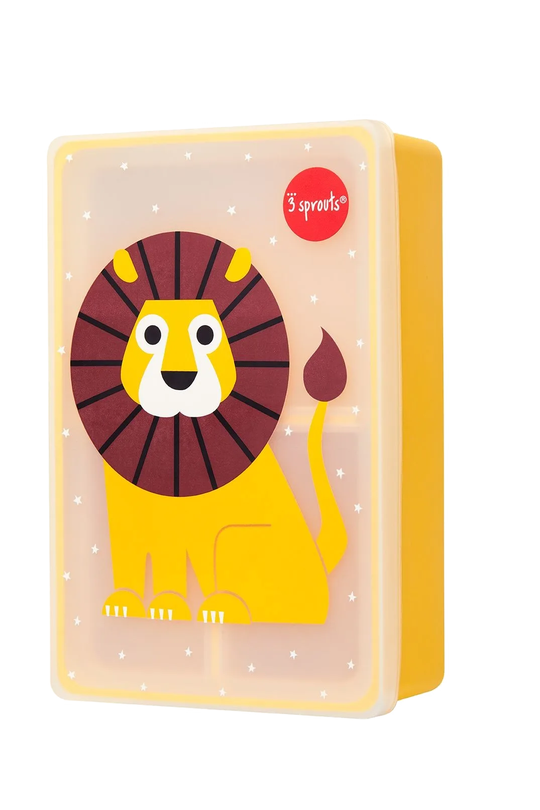 3 Sprouts Silicone Bento Food Box, Lion/Yellow - bild 1